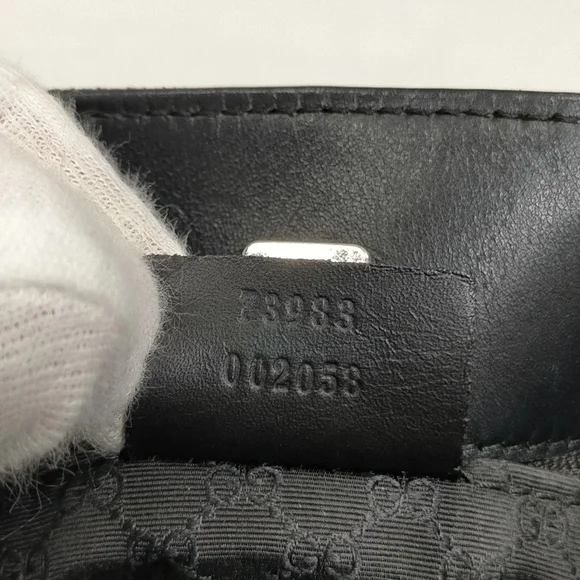 Gucci Vintage Sherry Line Gray Tote with Green and Red Web Straps - Picture 10 of 13